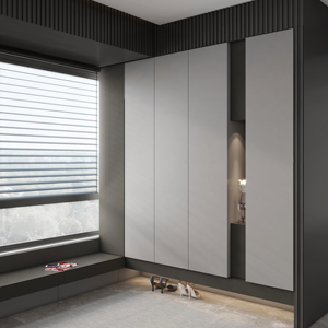 Mobile Contenitore Moderno Personalizzabile in Legno per Soggiorno con <span class=keywords><strong>Scarpiera</strong></span> Salvaspazio per Arredamento Casa, Hotel e Villa - Product Image 3