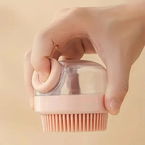 Mayorista Cepillo Masajeador Multifuncional con Dispensador de Líquido para Champú, Limpieza del Cuero Cabelludo, Baño de Mascotas y Exfoliación Corporal - Product Image 2