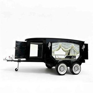 2026 Nouvelle Carrosse funéraire à chevaux blanc pour transport spécial, chariot électrique pour cercueil, vente en gros, avec certification CE - Product Image 3
