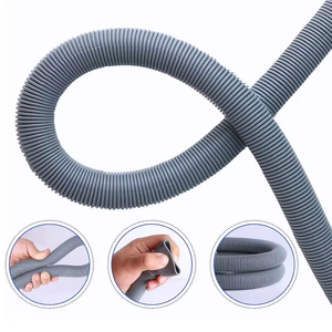 Kit d'extension de tuyau de vidange flexible pour lave-linge en polypropylène ondulé, adaptateur de tuyau de vidange pour machine spécifique Jade Hill - Product Image 6