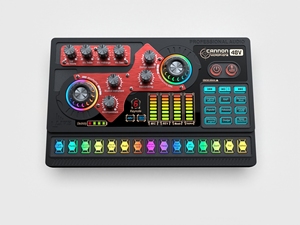 Card âm thanh Huayi Voice X5 với 2 cổng kỹ thuật số TYPE-C OTG phát trực tiếp, hỗ trợ kết nối <span class=keywords><strong>Bluetooth</strong></span> cho Tiktok, <span class=keywords><strong>Youtube</strong></span>, Podcast - Product Image 2