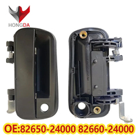 Poignée de porte extérieure avant arrière pour Hyundai Excel 1990-2004 Noir 82650-24000 82660-24000
