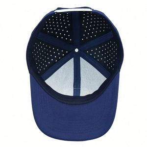 Design Wholesale Custom Laser Cut Caps Polyester Laser Cut Mesh Cap With Woven <b>Patch</b> - Product Image 3