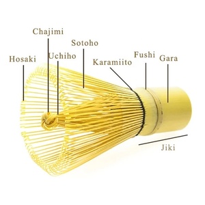 Frusta per Matcha in Bambù a 100 Punte, Chasen Tradizionale per Tè Matcha Liscio e Schiumoso, Strumento Artigianale in Bambù per Matcha - Product Image 2
