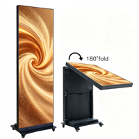 Schermo LED per Poster da Interno, Display Digitale a Colori Sottile, Totem Pubblicitario per Negozi e Showroom