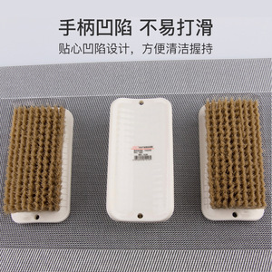 Shoe Brush Soft Bristle Sisal Plastic Multi Functional Cleaning Brush For Shoes And Clothes - Product Image 3