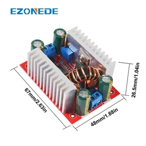 ตัวแ<span class=keywords><strong>ป</strong></span>ลงเพิ่ม DC-DC 15A 400วัตต์โมดูล DC 8.5V-50V เป็น DC10V-60V กระแ<span class=keywords><strong>ส</strong></span>คงที่โมดูลจ่ายไฟตัวควบคุมแรงดันไฟฟ้า - Product Image 6