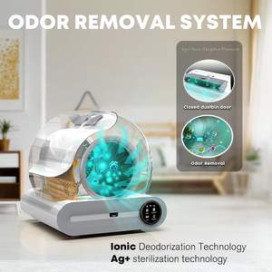 Caja de arena automática para gatos, por aplicación control inteligente, cajas de arena autolimpiables, caja de arena para gatos, inodoro electrónico para mascotas, suministros para gatos - Product Image 5