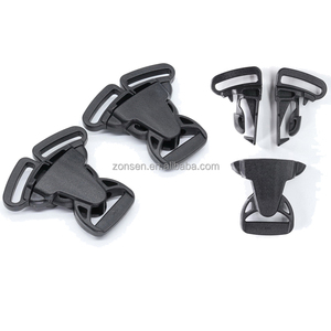 Hebilla de cochecito de bebé en forma de Y de tres vías de 25mm, cinturón KAM, hebilla de plástico de Liberación lateral de seguridad para cinturón - Product Image 1