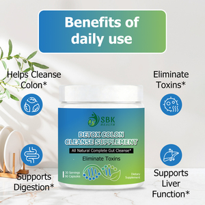 Best Selling Detox Colon Cleanse <b>Supplement</b> Capsules Detox Blend Hypromellose Vegetable Capsule Helps Cleanse Colon Silicon - Product Image 3