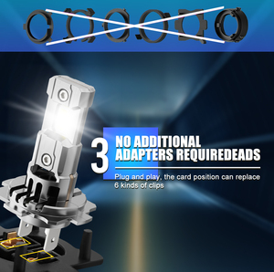 OEM ODM 17S H7 Haute puissance 1:1 Taille mini Taille réduite Ampoule de phare LED automobile H18 Phare LED automobile H7 Lumière LED automobile - Product Image 2