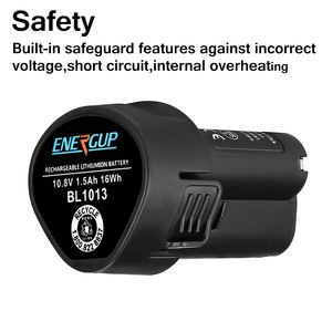 Oem/odm סוללה להחלפת כלי mak <span class=keywords><strong>10.8v</strong></span>/12v לסוללת יון למקדחה - Product Image 4