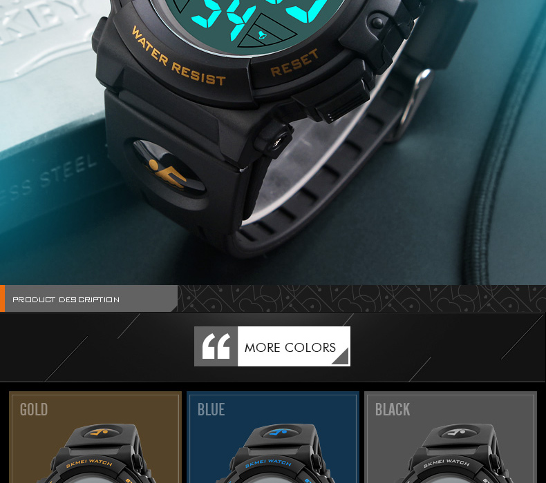 Skmei Orologio Digitale Sportivo Di Nuova Moda Con Doppio - Foto 2