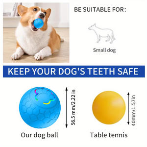 Rarewe produit pour animaux de compagnie intelligent jouet pour animaux de compagnie balle type-c charge étanche automatique secouer balle jouets interactif balle jouets pour chiens chats - Product Image 5