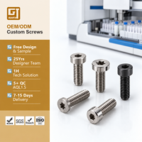 Vis de diagnostic micro-précision sur mesure 316L A286 à profil bas, hexagonale Torx, à filetage fin, pour analyseur d'immunoanalyse