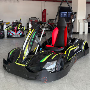 48V15AH 전기 고카트 성인용 야외 레이싱 카트 드리프트 카 35km/h 리튬 인산철 배터리 상업용 블랙 리어 - Product Image 3