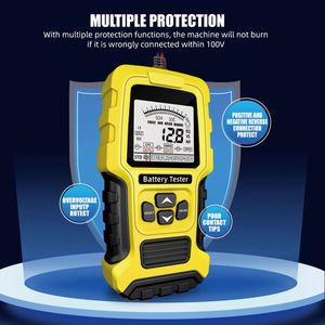 เครื่องทดสอบแบตเตอรี่ตะกั่วกรดในรถยนต์จอ LCD อัจฉริยะรุ่นใหม่ TK-200เครื่องมือวินิจฉัยสำหรับรถบรรทุกรถจักรยานยนต์สกูตเตอร์ - Product Image 6