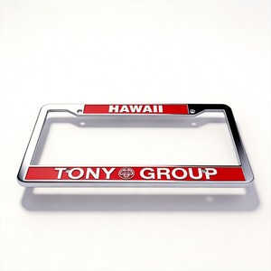 Cornici per <span class=keywords><strong>Targa</strong></span> Auto Cromate Antiruggine, Regalo Promozionale per Auto Universali, Vendita Diretta - Product Image 3