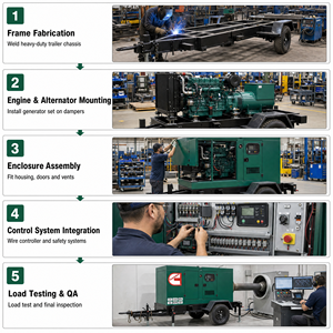 ผู้ผลิตเครื่องกำเนิดไฟฟ้าดีเซล Cummins Weichai Yuchai 80kw 100kva 100kw 125kva คุณภาพดี เครื่องกำเนิดไฟฟ้าดีเซลแบบเงียบ 100 Kva - Product Image 2