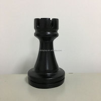 Grands échecs en marbre bon marché d'extérieur de luxe personnalisés avec plateau blanc et noir