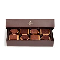 Boîte à biscuits en papier carrée de luxe écologique en gros personnalisée avec fenêtres avec couvercle transparent et boîte à biscuits 16cm