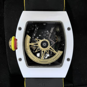 Montre mécanique de luxe pour homme, boîtier en alliage, cadran à aiguilles, verre saphir, bracelet en tissu, 48 mm, étanche 20 ATM, mouvement caché - Product Image 4
