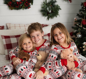Pijamas de Natal para Crianças com Estampa de Inverno 2026, Conjunto de Pijamas para Mulheres, Conjuntos de Pijamas em Família - Product Image 4