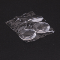 Lunettes 3D personnalisables à double lentille convexe, lentilles sphériques optiques en PMMA acrylique de 25 mm, lentilles plan-asphériques en carton VR, OEM