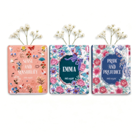 Mini aimants de réfrigérateur en forme de livre, 3 autocollants magnétiques au design de romans classiques, aimants décoratifs pour réfrigérateur