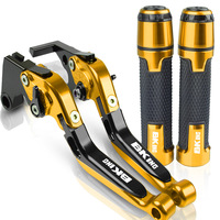 B-KING CNC moto alu matériel universel réglable pliant extensible leviers d'embrayage de frein poignées extrémités de barre avec logo laser