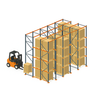 Système de rayonnage à palettes robuste pour entrepôt avec plancher grillagé réglable en acier – Vente directe usine OEM