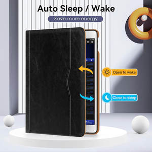 Para Laudtec <span class=keywords><strong>iPad</strong></span> 10th Gen <span class=keywords><strong>10</strong></span>,<span class=keywords><strong>9</strong></span> Pbk327, funda a prueba de golpes, soporte multiángulo, portalápices, bolsillo para tarjetas, Fundas para tabletas de cuero Pu - Product Image 6