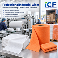Lingettes industrielles robustes pour l'huile, l'eau, les liquides de refroidissement, les diluants pour peinture, le nettoyage des métaux et la fabrication, chiffons de nettoyage