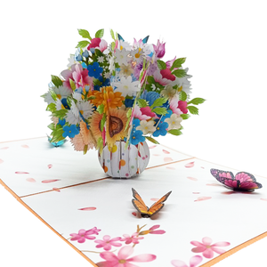 Tarjeta Pop-up 3D de Flor Cosmos Hecha a Mano en Vietnam, Diseño Personalizado, Corte Láser, Impresión Offset, Manualidades de Papel, Regalo Promocional - Product Image 6