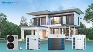 Sistema VRF Centralizado Hisense de 22 Toneladas y 78.5 kW con Motor de Bomba de CC a Prueba de Explosiones, <span class=keywords><strong>Aire</strong></span> <span class=keywords><strong>Acondicionado</strong></span> Multi-Split para Hoteles - Product Image 4