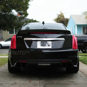 Aileron de coffre arrière en fibre de carbone véritable CTS pour Cadillac CTS berline 4 portes I4 2014 2015 2016 2017 style sport CTS-V - Product Image 4