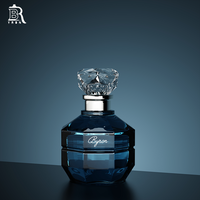 Fabricant en gros de flacons de parfum ronds exquis en verre de luxe de 30 ml, 50 ml, 100 ml, flacons de parfum vides personnalisés, emballage de flacons de parfum