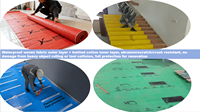Protection de sol adaptée aux carreaux, aux parquets, aux sols stratifiés, au marbre et aux sols peints au latex