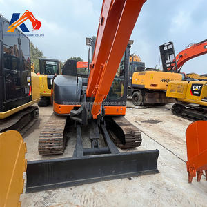 HITACHI เครื่องขุด Zx65มินิมือสองเครื่องรวบรวมข้อมูลไฮดรอลิก6.5ตันพร้อมส่วนประกอบเครื่องยนต์หลัก - Product Image 5