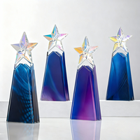 Trophée de danse personnalisé en verre avec impression colorée personnalisée, prix de gros noble et abordable