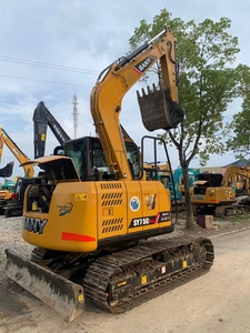 Excavadora Hidráulica Usada Sany SY75C con Certificación CE Original, 7.5 Toneladas, Maquinaria de Construcción con Bomba, Motor y Rodamientos - Product Image 3