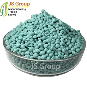 Grau agrícola NPK composto fertilizante NPK 12-12-17 + 2MgO + TE azul SOP grau granular