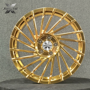 Rines XINGTU de Aleación de Aluminio Forjado 6061-T6, Diseño Cóncavo Profundo, Dorados, Multirradio, PCD 5x112 5x114.3 para BMW, Audi, Tesla, 18-24 Pulgadas - Product Image 5