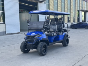 Carrello da Golf Elettrico a Sei Posti con Batteria al Litio 60V, Vendita Calda, Certificato CE, Capacità di Salita 20-25 Gradi - Product Image 5