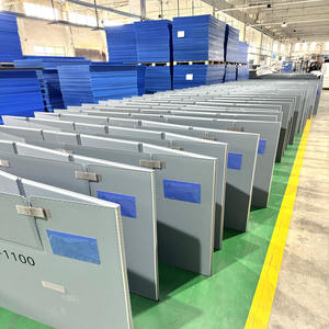 2024 по индивидуальному заказу серый 8-12 мм полипропиленовый материал складной возвратный контейнер для коробки Gaylord Новый Индивидуальный размер для обработки - Product Image 4