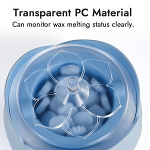 Kit de calentador de cera depilatoria con logotipo personalizado de 450mL, Mini calentador de cera de depilación Digital portátil, tiras de cera depilatoria - Product Image 2