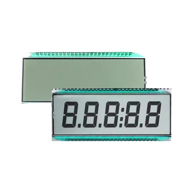 Good Display 5 - Digit 8 - Segment Alphanumeric Display - Segment LCD Screen for Industrial Meters  (GDC03828C2)