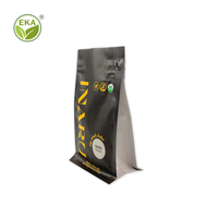 Aangepaste Maten Supplement Pakket Soft Touch Hersluitbare Rits Koffie Plastic Verpakking Opstaande Zakzakken