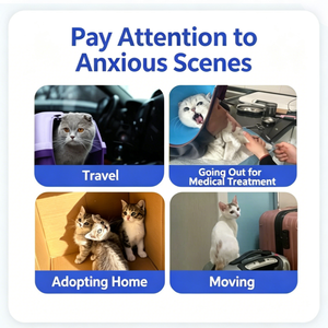 Autocollants apaisants pour animaux USMILEPET, infusés aux phéromones naturelles et à l'huile essentielle de lavande, patchs anti-anxiété pour chats et chiens - Product Image 5