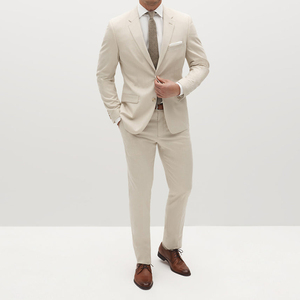 2024 nuevo <span class=keywords><strong>traje</strong></span> personalizado de alta calidad para hombres <span class=keywords><strong>traje</strong></span> de novio de <span class=keywords><strong>boda</strong></span> de moda informal de negocios <span class=keywords><strong>traje</strong></span> de dos piezas de un solo pecho - Product Image 2